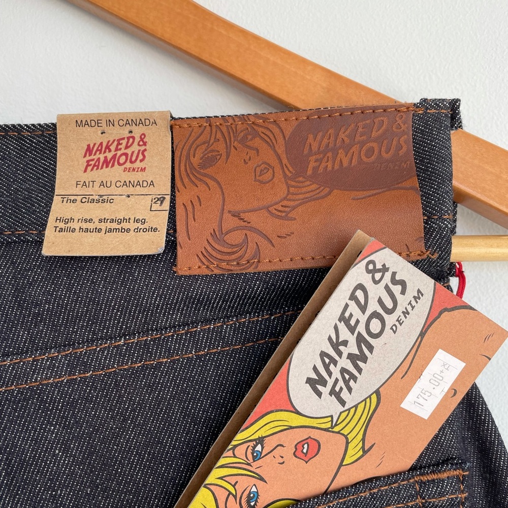 Canadian made salvedge Denim.